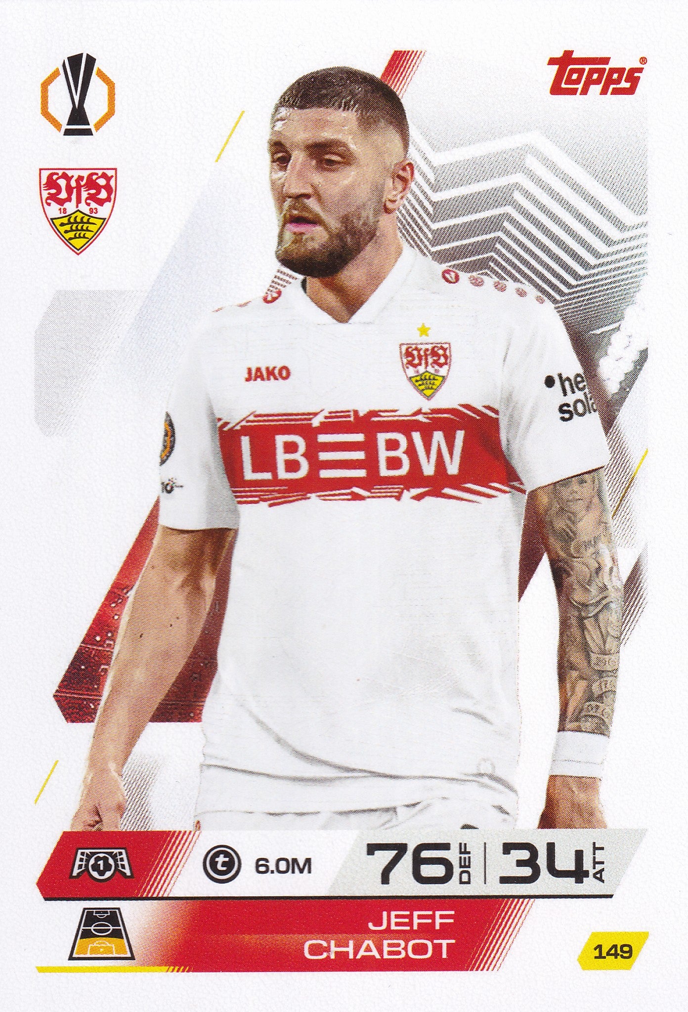 149. JEFF CHABOT - VFB STUTTGART