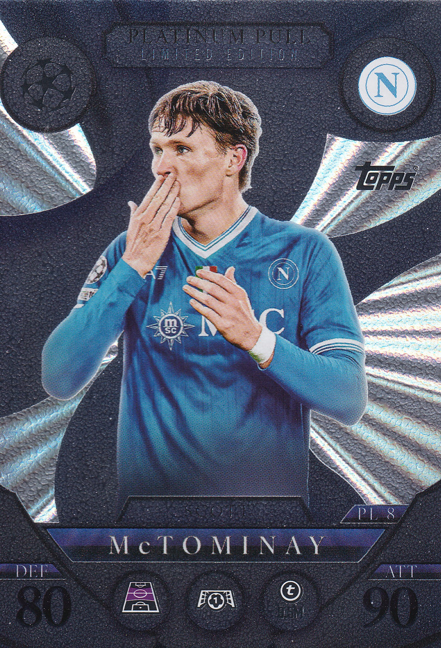 PL8. SCOTT McTOMINAY - SSC NAPOLI - PLATINUM PULL