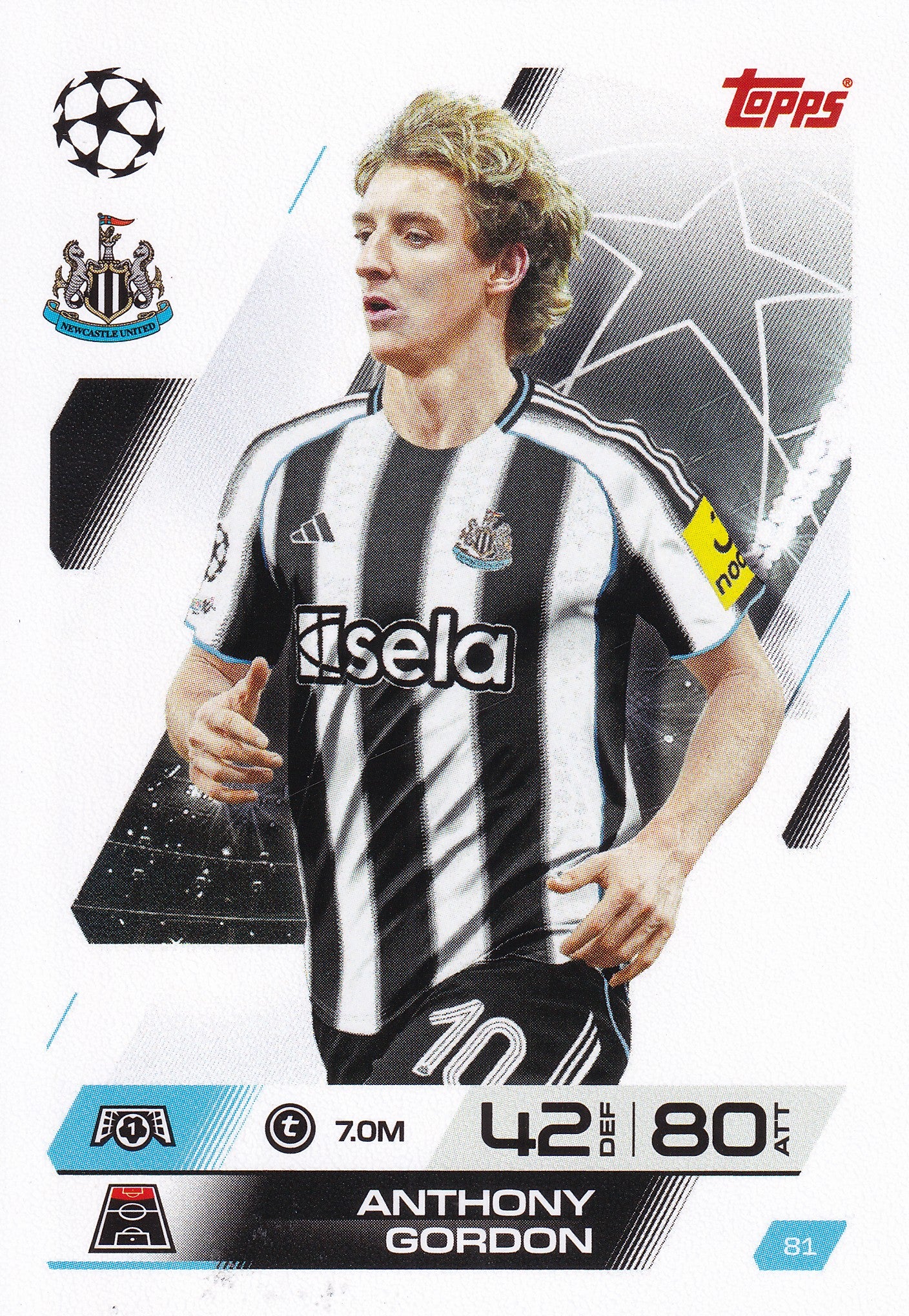 081. ANTHONY GORDON - NEWCASTLE UNITED