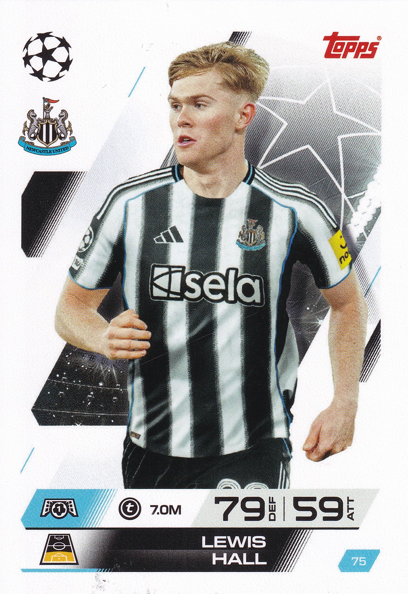 075. LEWIS HALL - NEWCASTLE UNITED