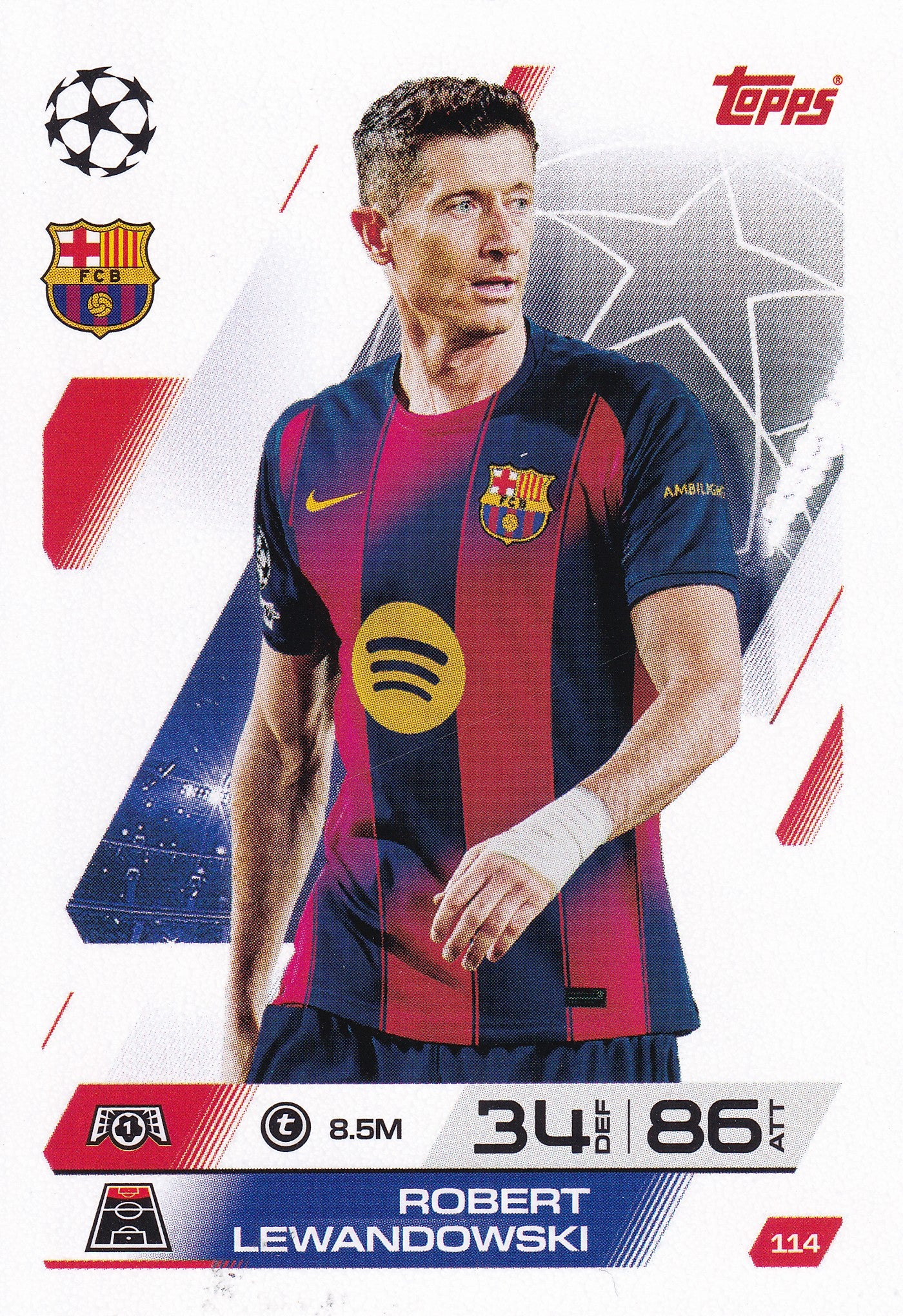 114. ROBERT LEWANDOWSKI - FC BARCELONA