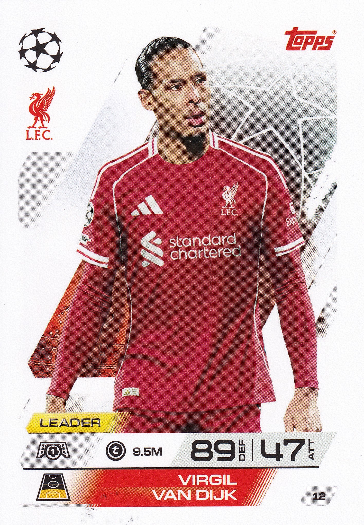 012. VIRGIL VAN DIJK - LIVERPOOL FC - LEADER