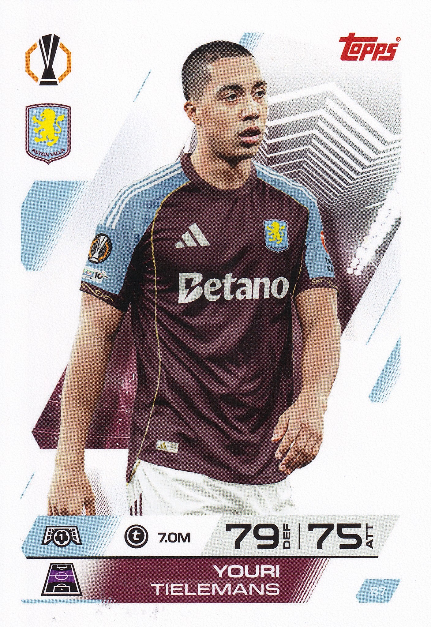 087. YOURI TIELEMANS - ASTON VILLA