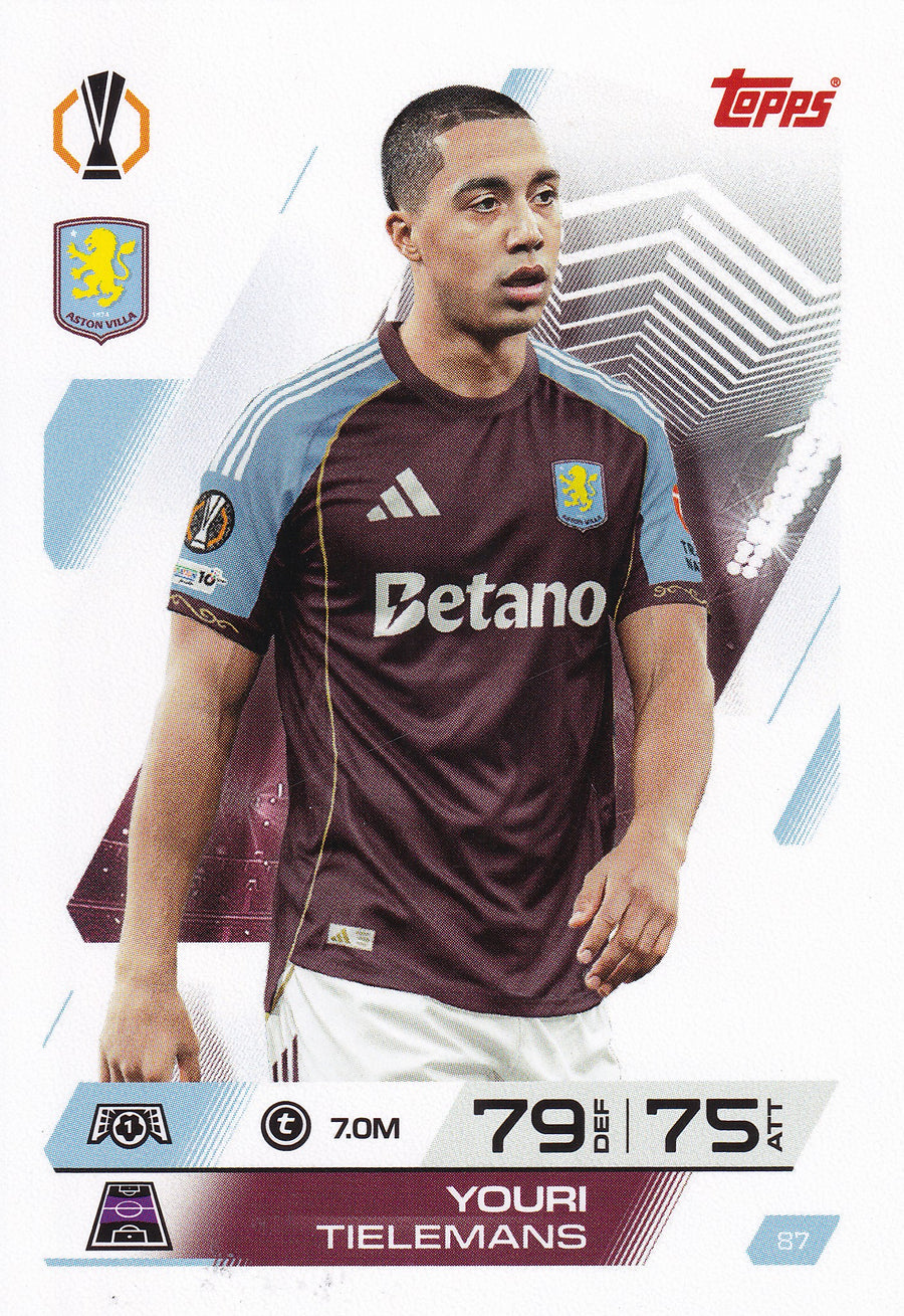 087. YOURI TIELEMANS - ASTON VILLA