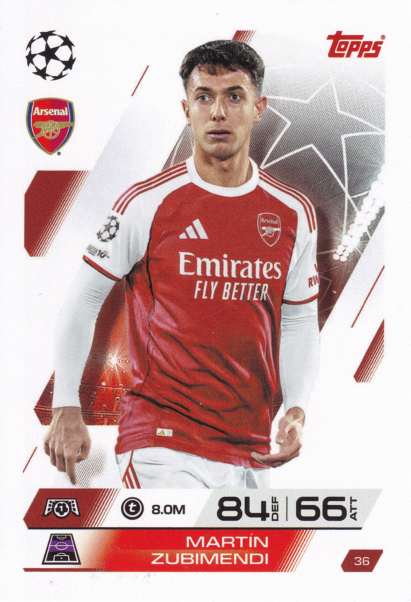 036. MARTIN ZUBIMENDI - ARSENAL FC