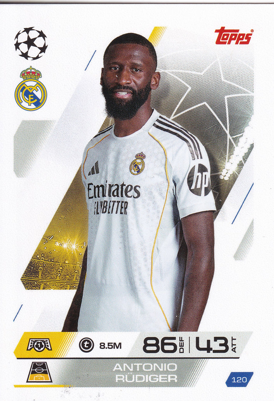 120. ANTONIO RUDIGER - REAL MADRID C.F.