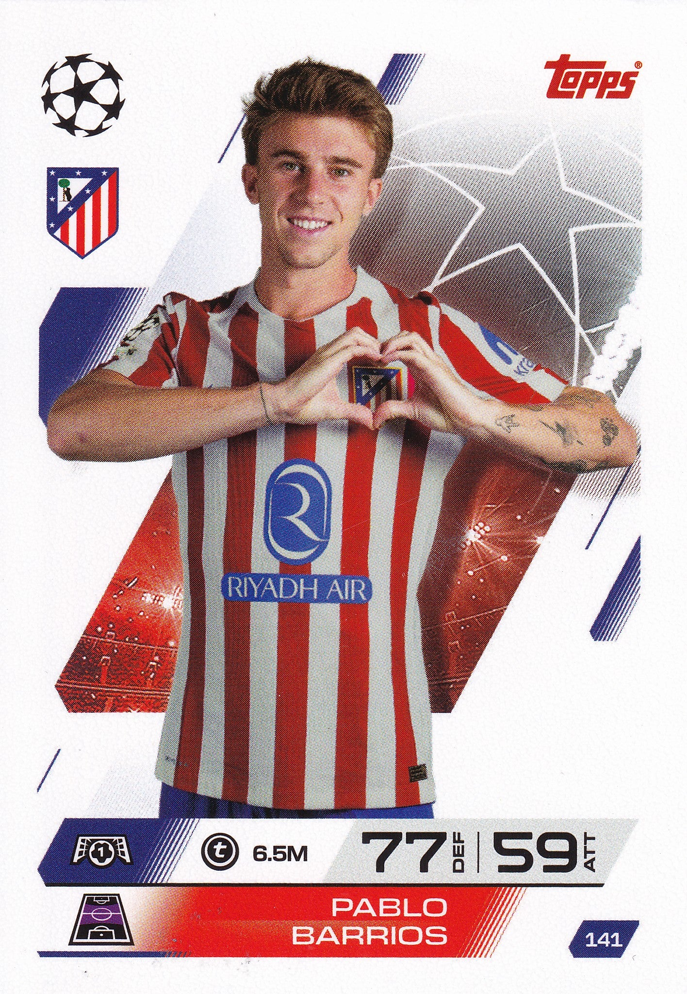 141. PABLO BARRIOS - ATLETICO DE MADRID