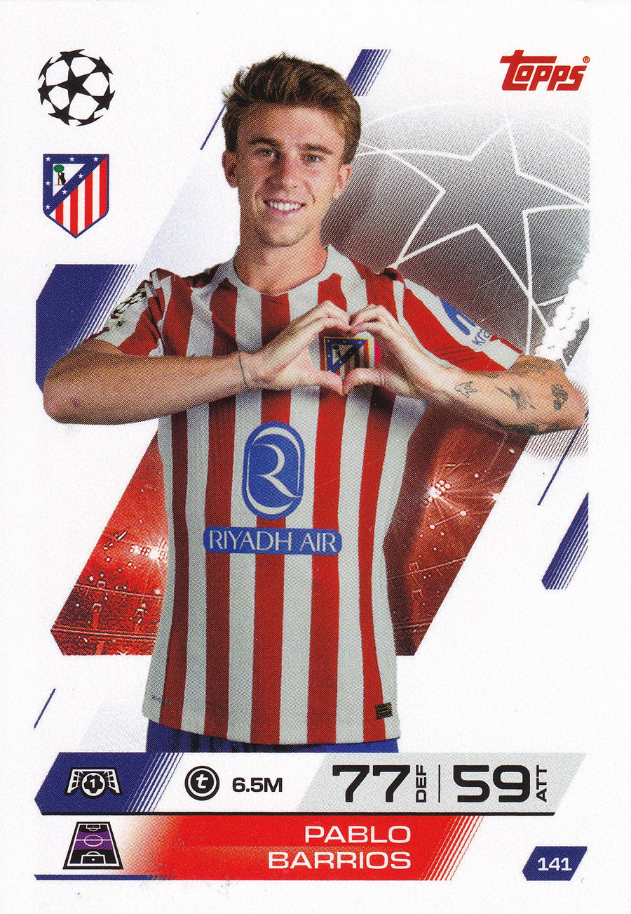 141. PABLO BARRIOS - ATLETICO DE MADRID