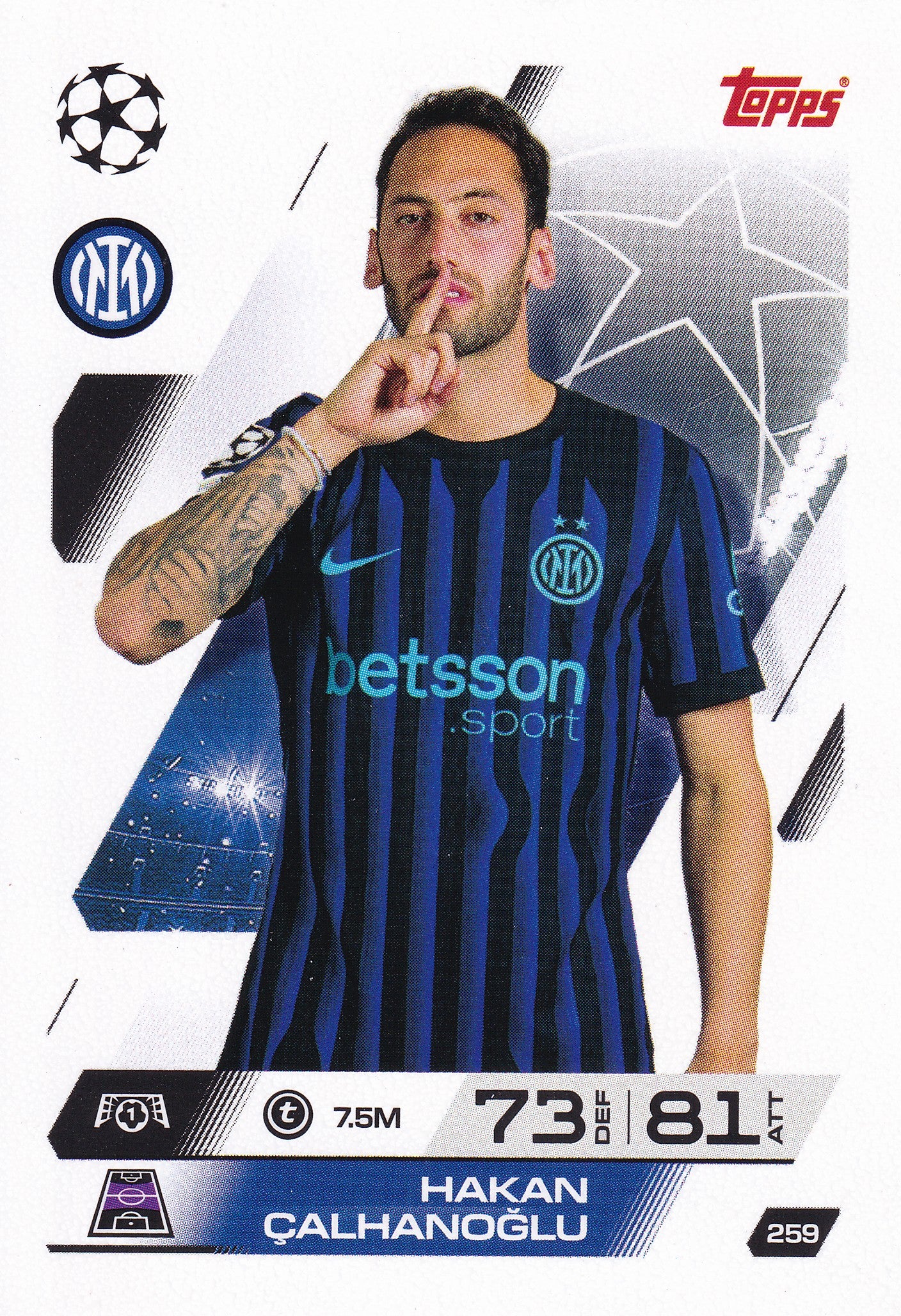 259. HAKAN CALHANOGLU - FC INTERNAZIONALE MILANO