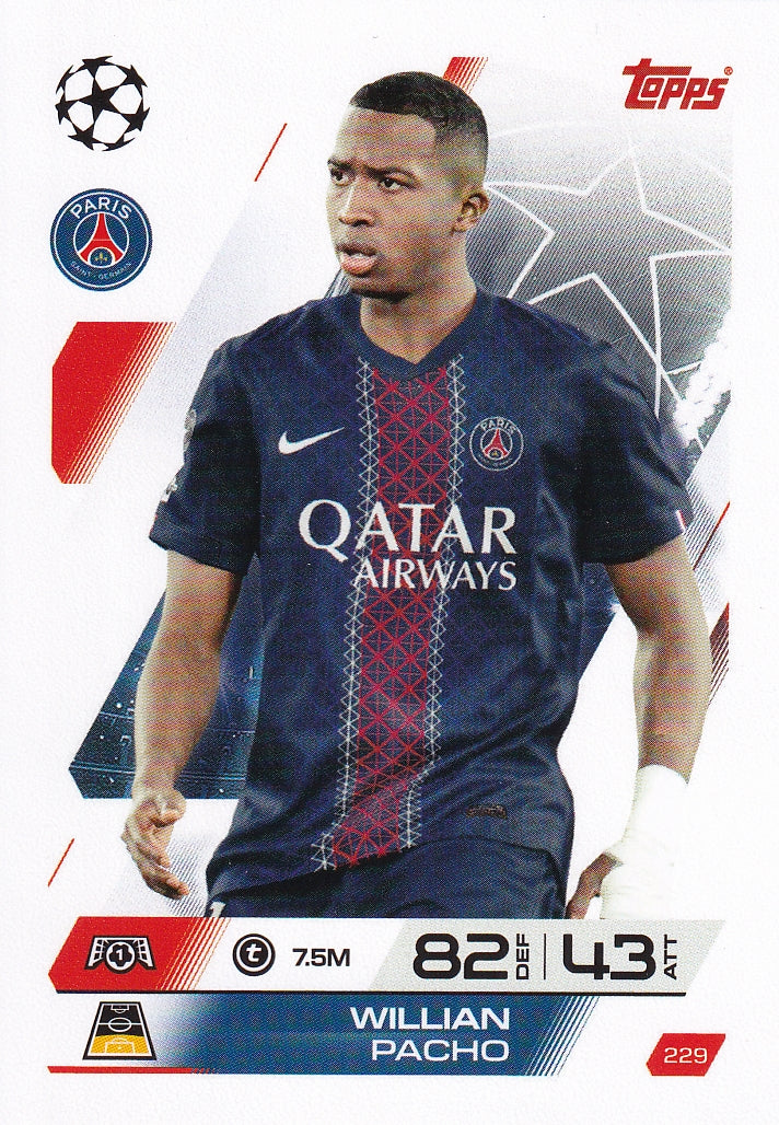 229. WILLIAN PACHO - PARIS SAINT-GERMAIN