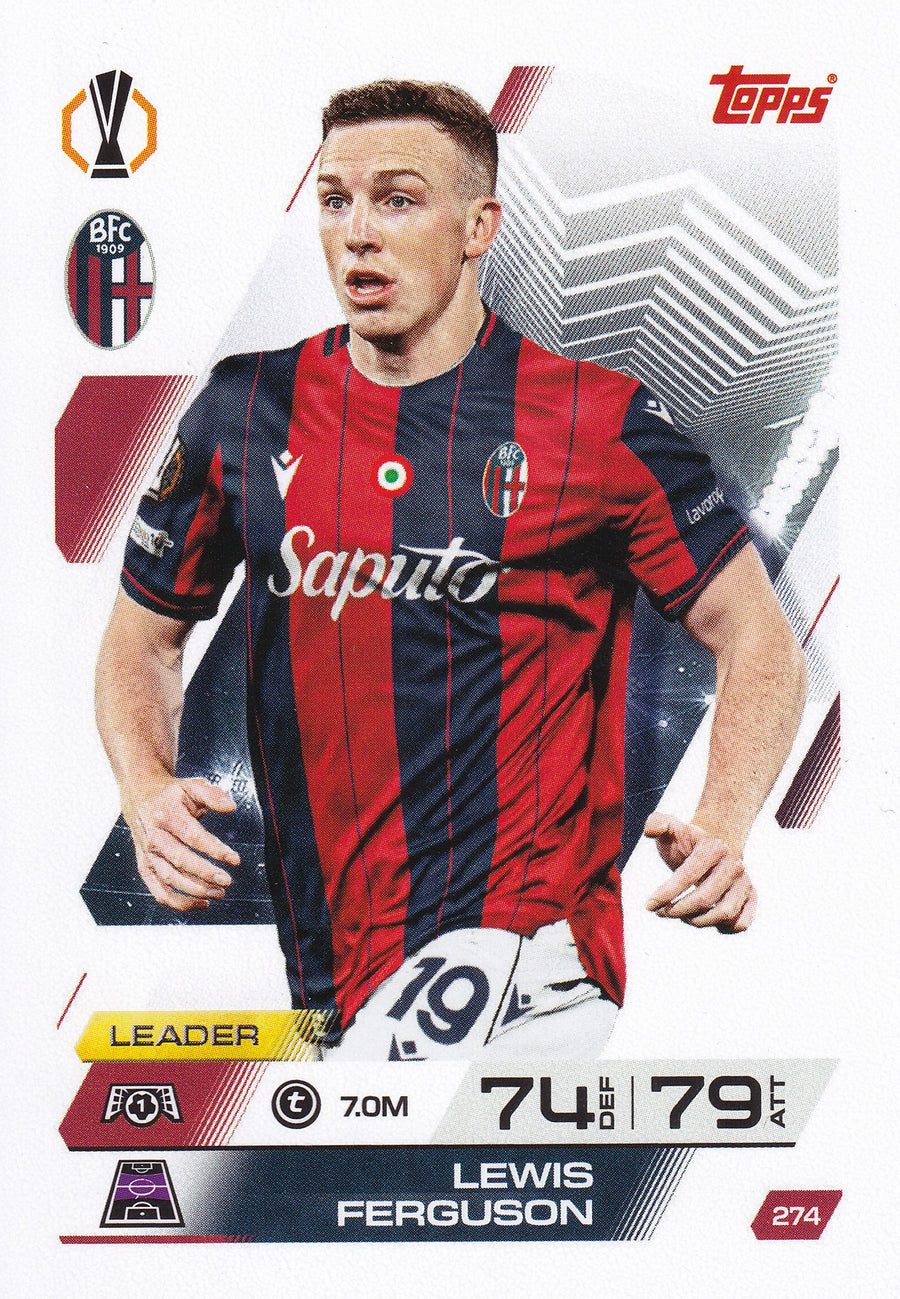 274. LEWIS FERGUSON - BOLOGNA FC 1901 - LEADER