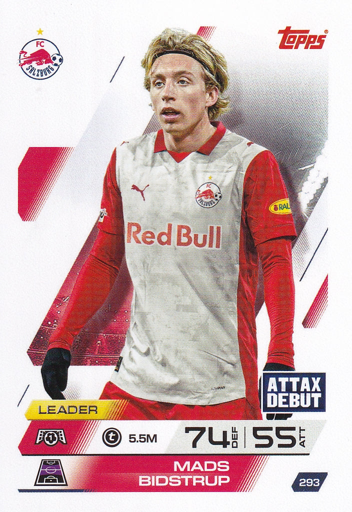 293. MADS BIDSTRUP - FC SALZBURG - ATTAX DEBUT - LEADER