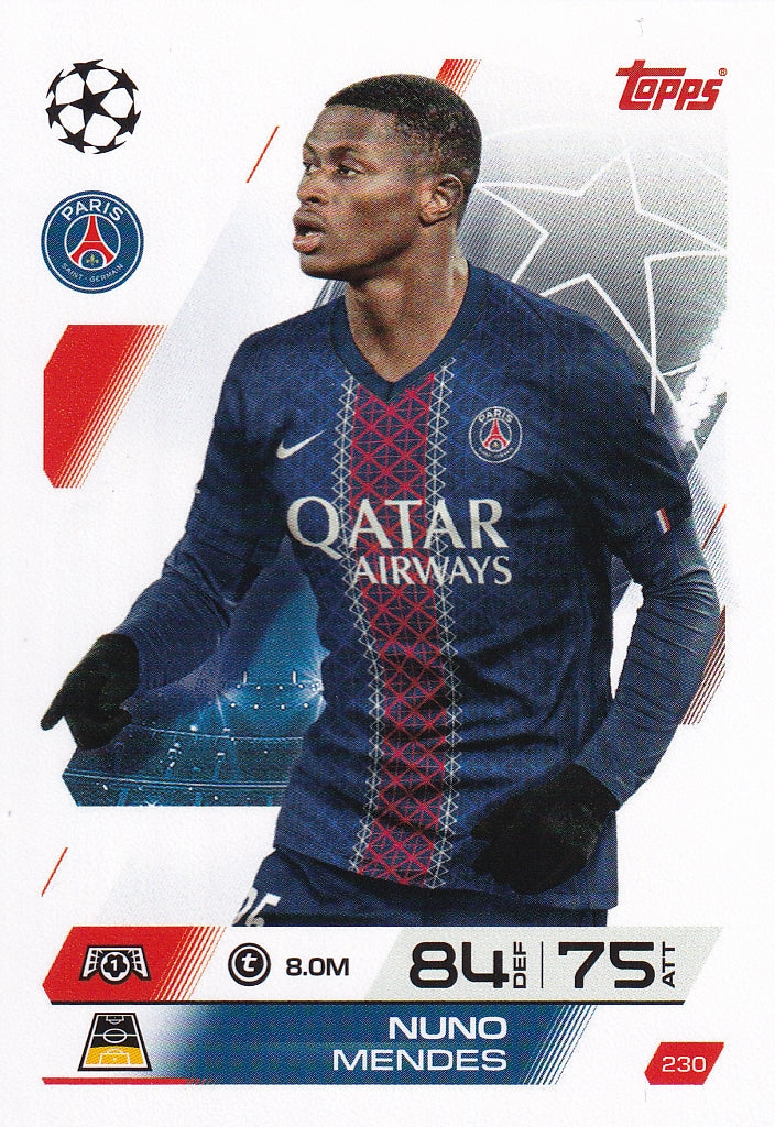 230. NUNO MENDES - PARIS SAINT-GERMAIN