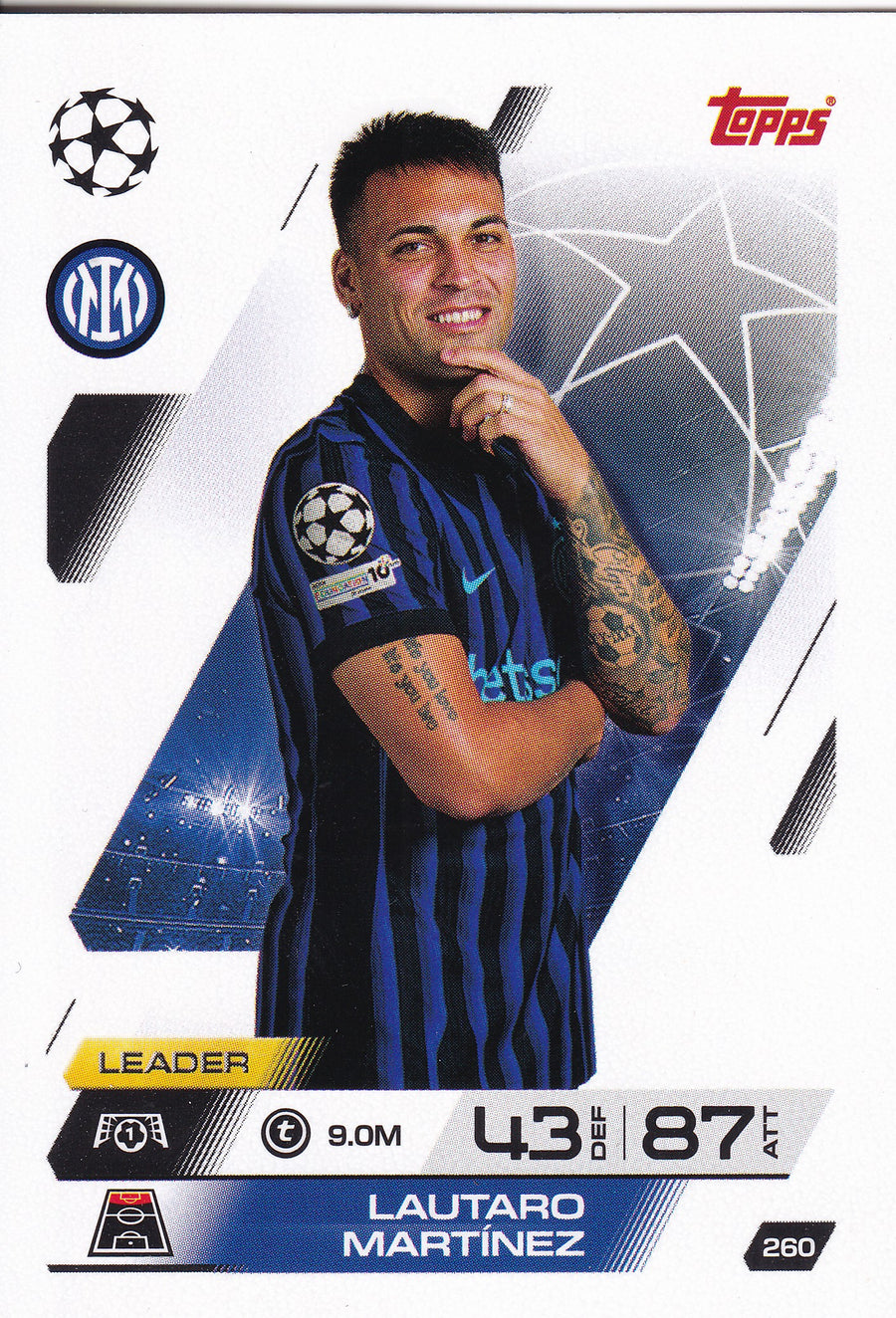 260. LAUTARO MARTINEZ - FC INTERNAZIONALE MILANO - LEADER