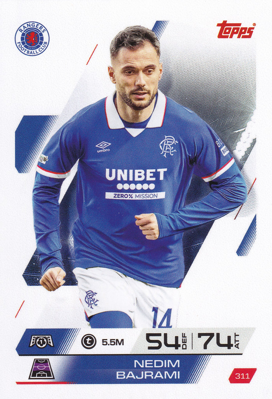 311. NEDIM BAJRAMI - RANGERS F.C.