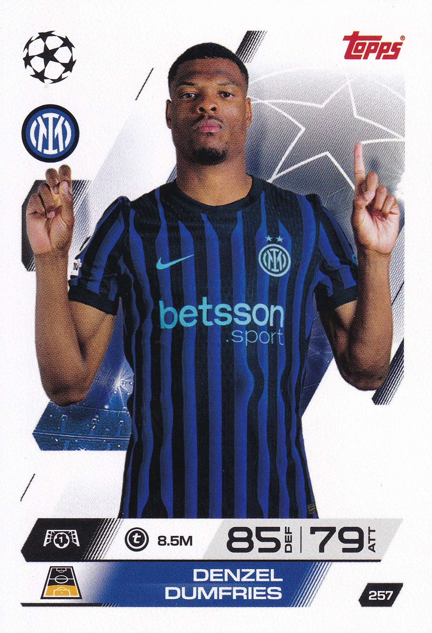 257. DENZEL DUMFRIES - FC INTERNAZIONALE MILANO