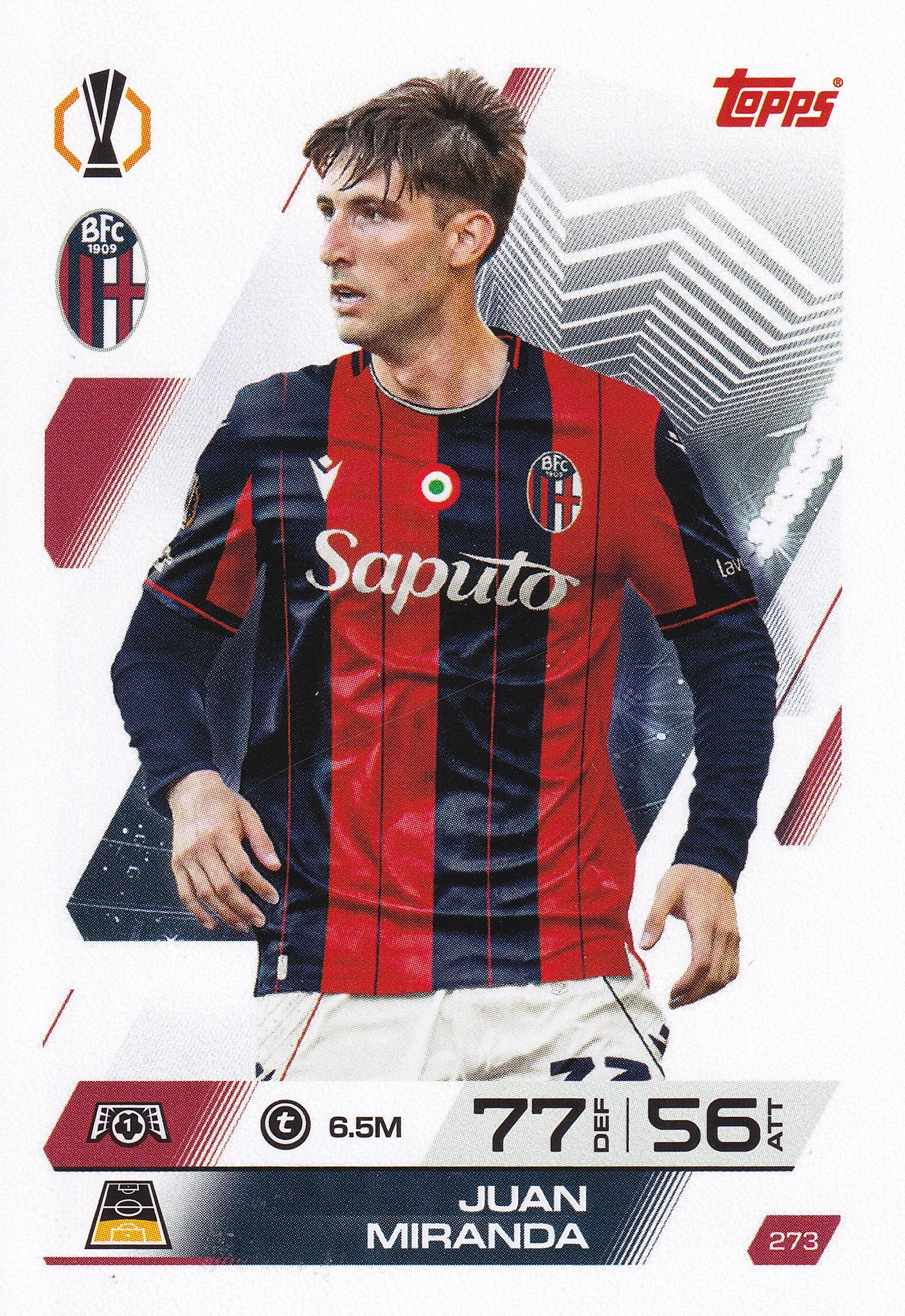 273. JUAN MIRANDA - BOLOGNA FC 1901