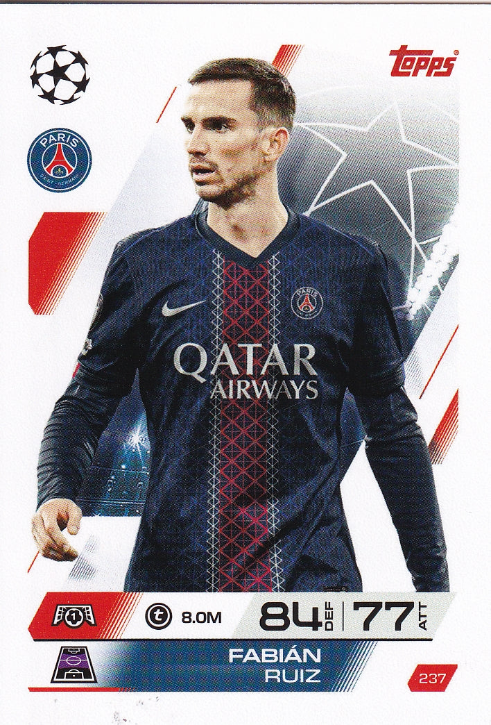 237. FABIAN RUIZ - PARIS SAINT-GERMAIN