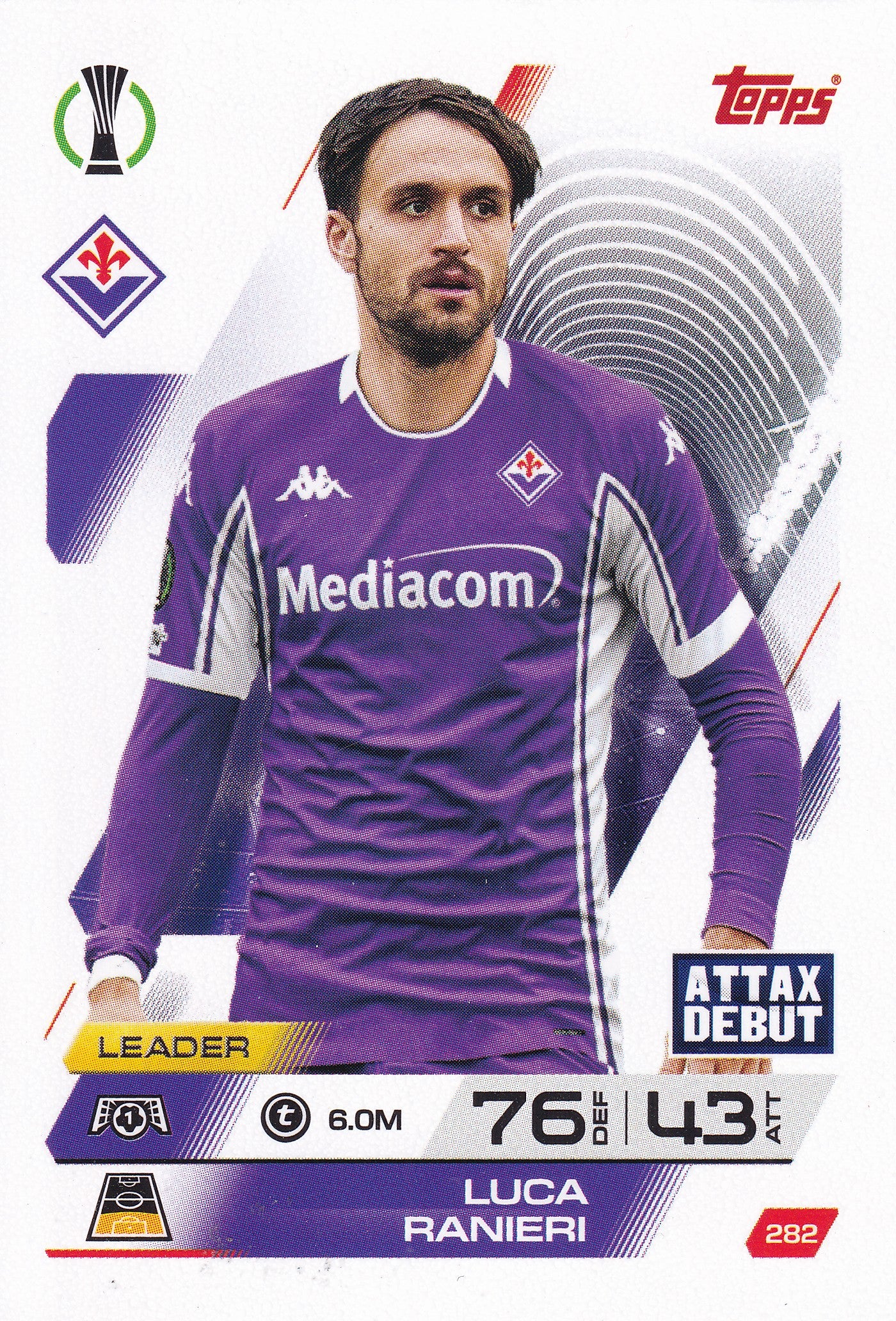 282. LUCA RANIERI - ACF FIORENTINA - LEADER