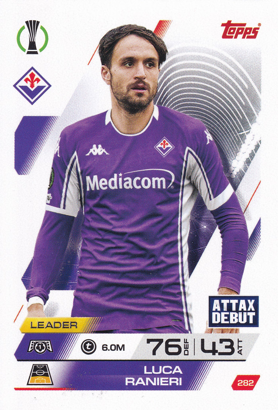 282. LUCA RANIERI - ACF FIORENTINA - LEADER