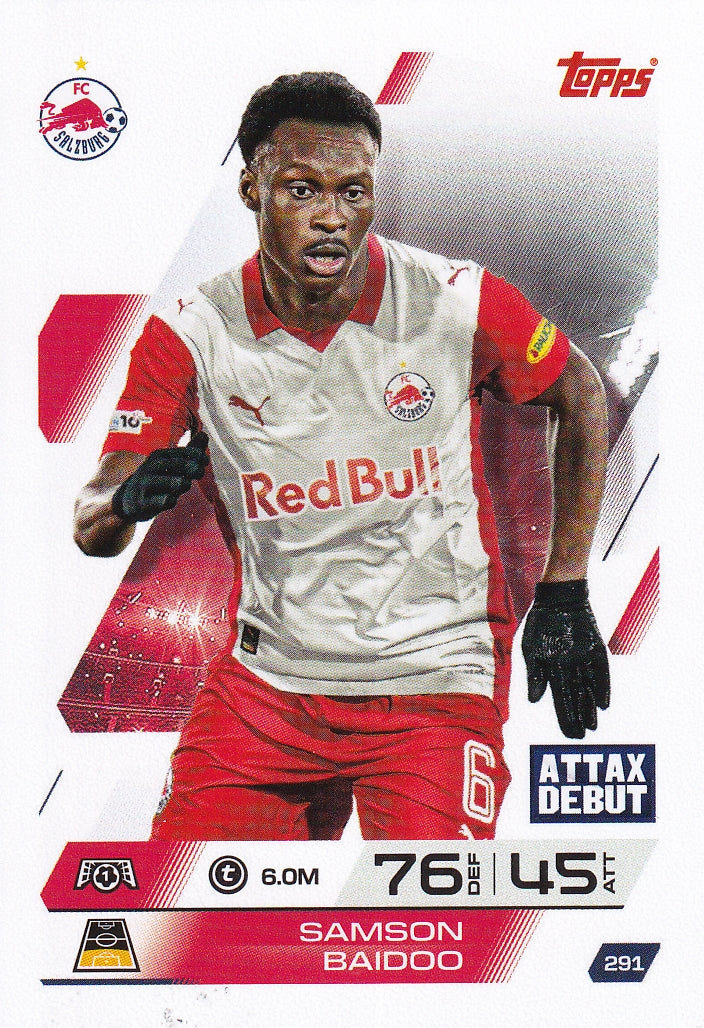 291. SAMSON BAIDOO - FC SALZBURG - ATTAX DEBUT
