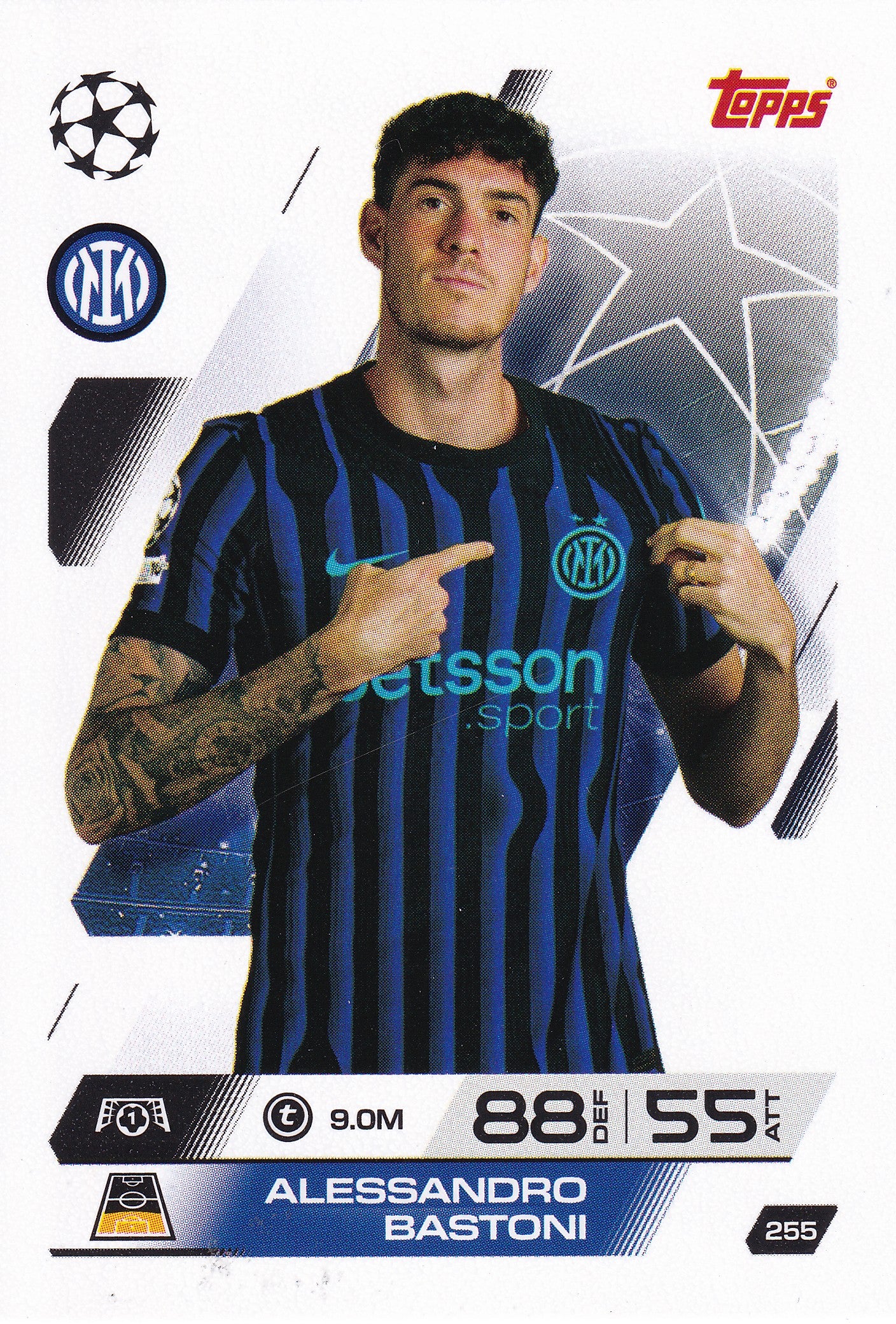 255. ALESSANDRO BASTONI - FC INTERNAZIONALE MILANO