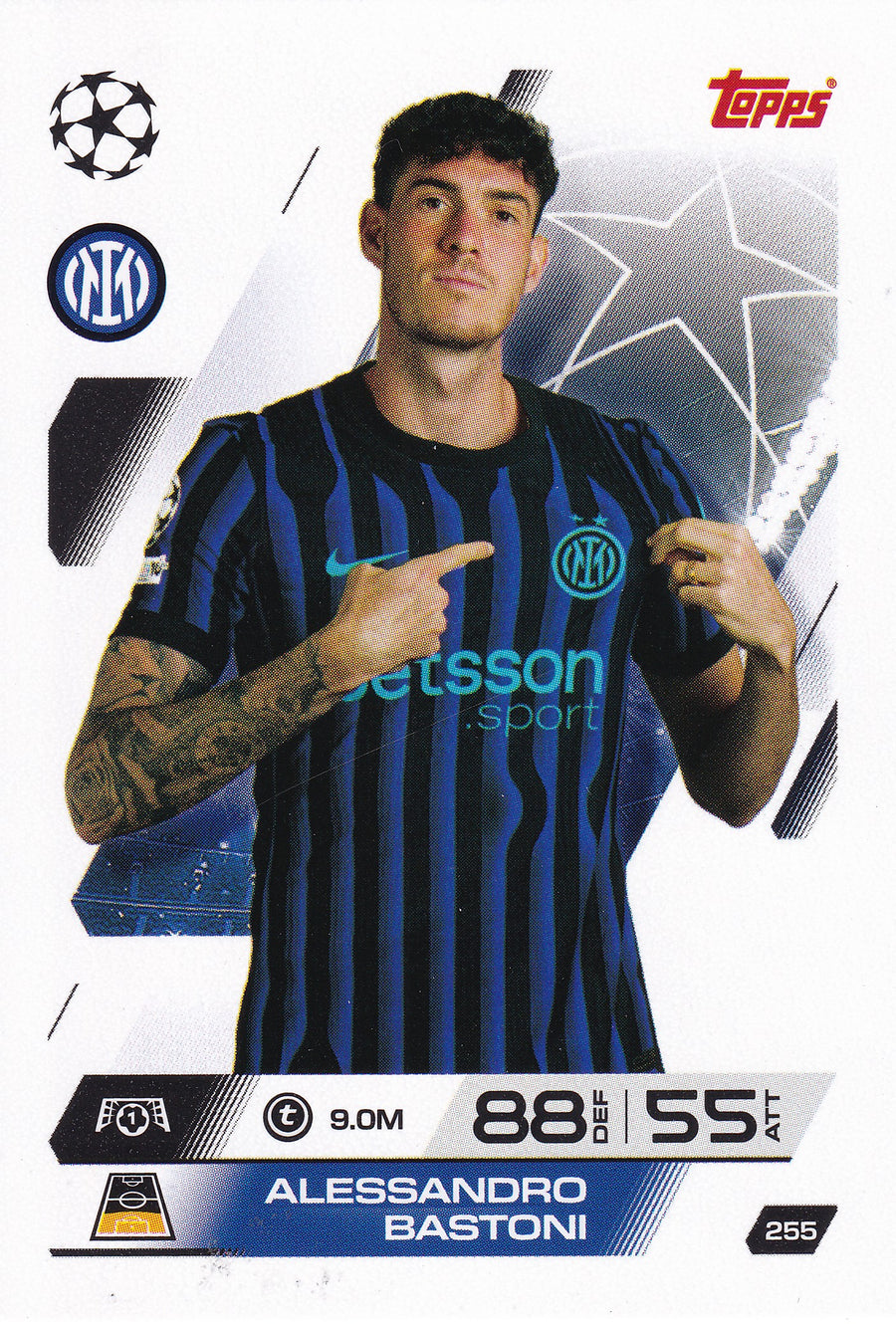 255. ALESSANDRO BASTONI - FC INTERNAZIONALE MILANO