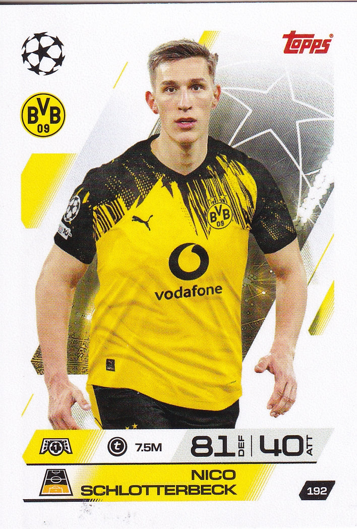 192. NICO SCHLOTTERBECK - BORUSSIA DORTMUND