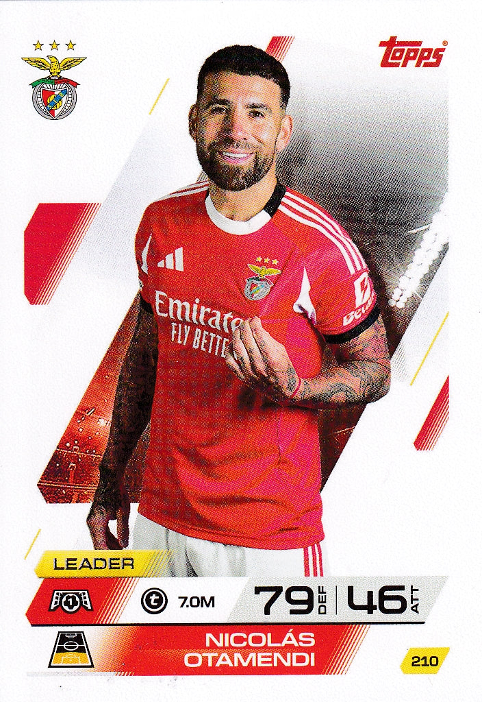 210. NICOLAS OTAMENDI - SL BENFICA - LEADER