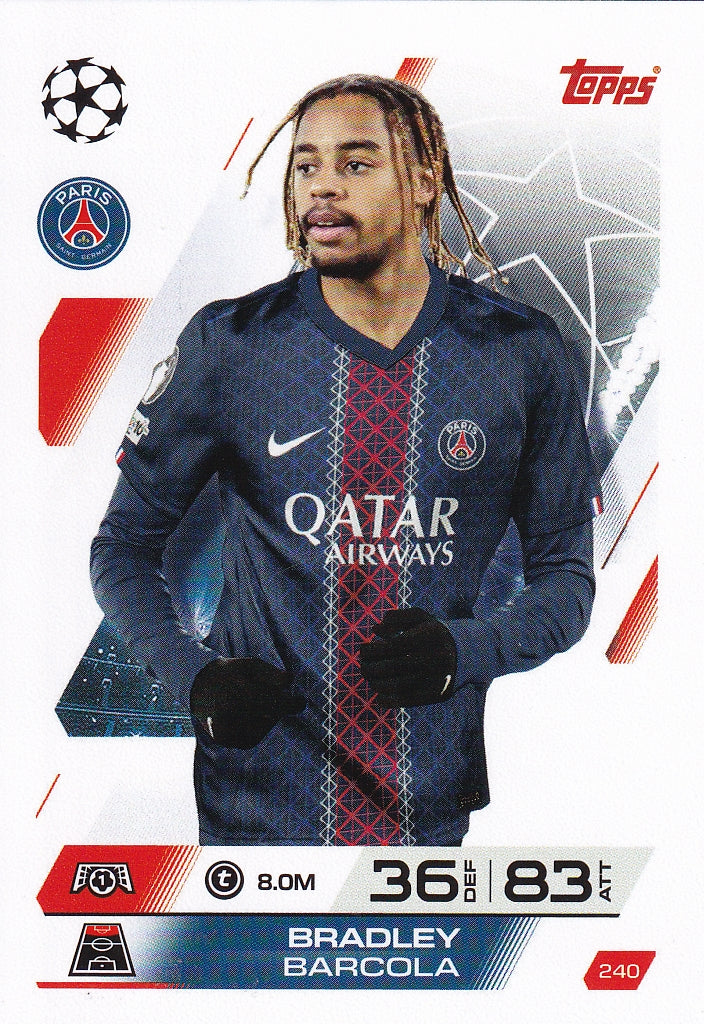 240. BRADLEY BARCOLA - PARIS SAINT-GERMAIN