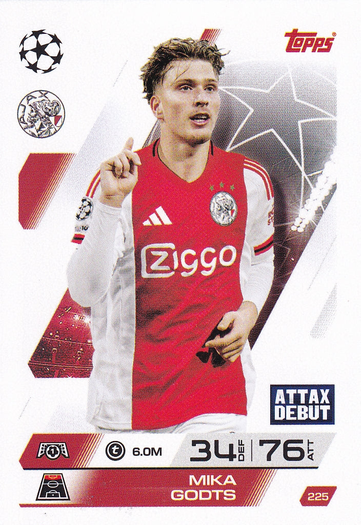 225. MIKA GODTS - AFC AJAX - ATTAX DEBUT