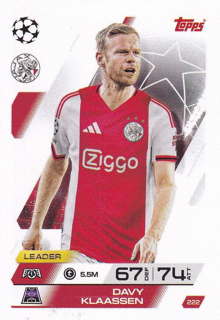 222. DAVY KLAASEN - AFC AJAX - LEADER