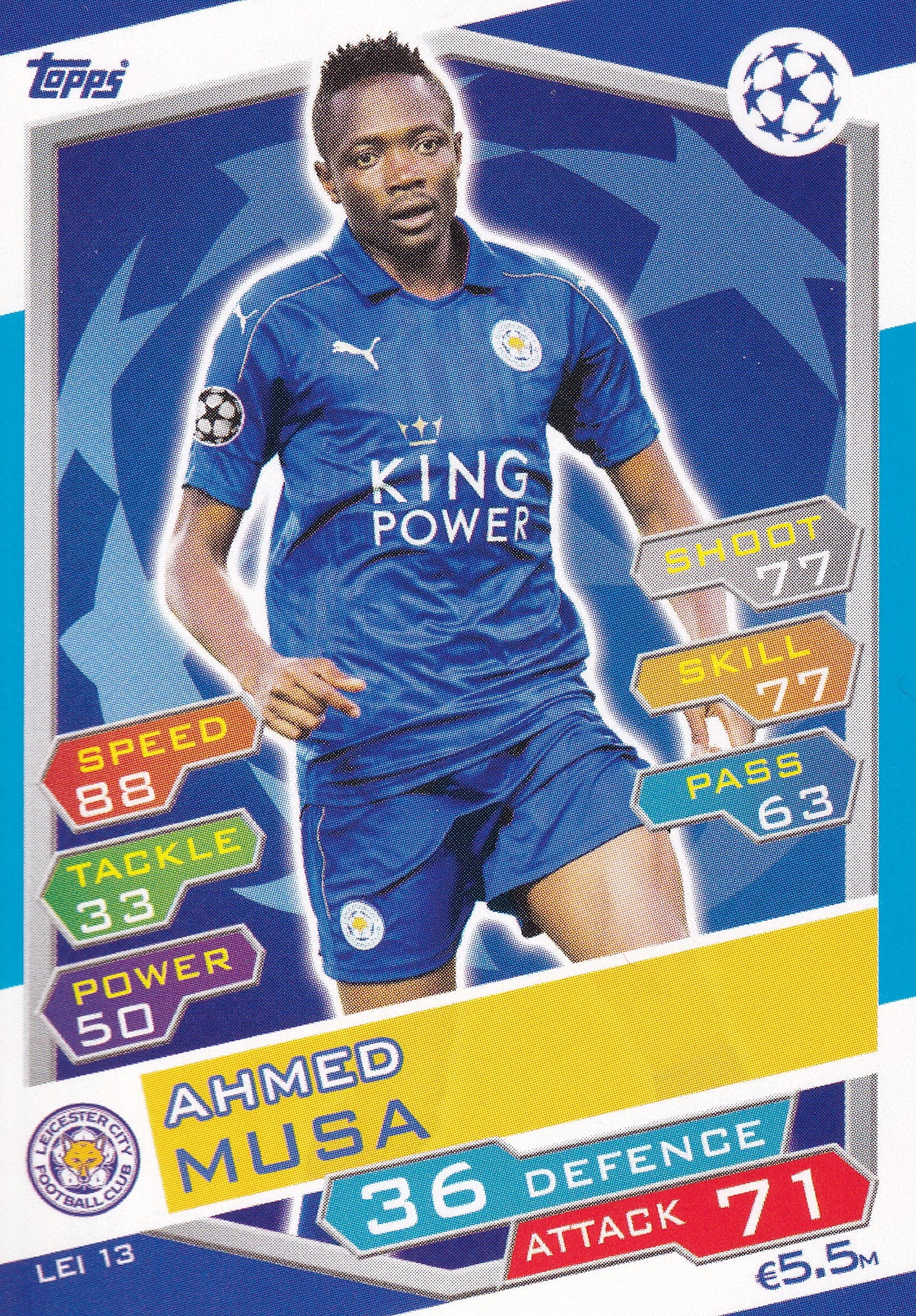 LEI-13. AHMED MUSA - LEICESTER CITY
