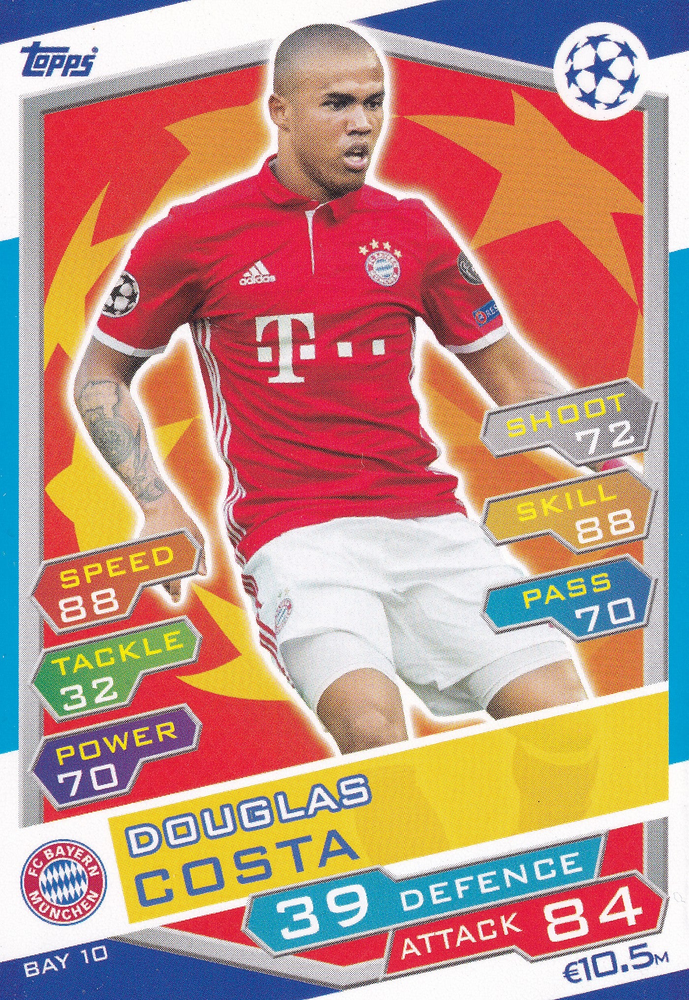 BAY-10. DOUGLAS COSTA - FC BAYERN MUNCHEN