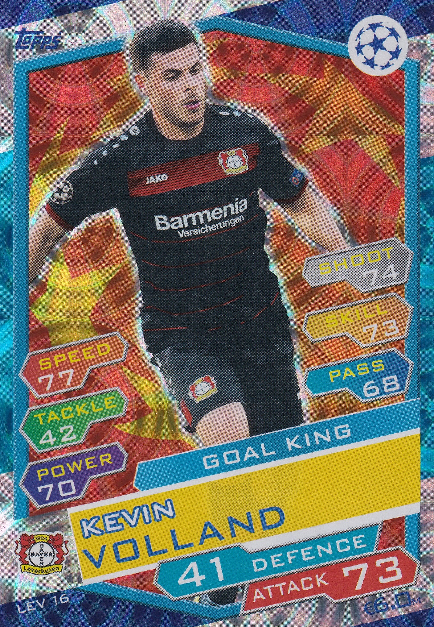 LEV-16. KEVIN VOLLAND - BAYER 04 LEVERKUSEN - GOAL KING