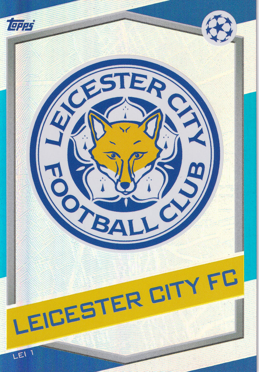 LEI-01. LEICESTER CITY - CLUB BADGE