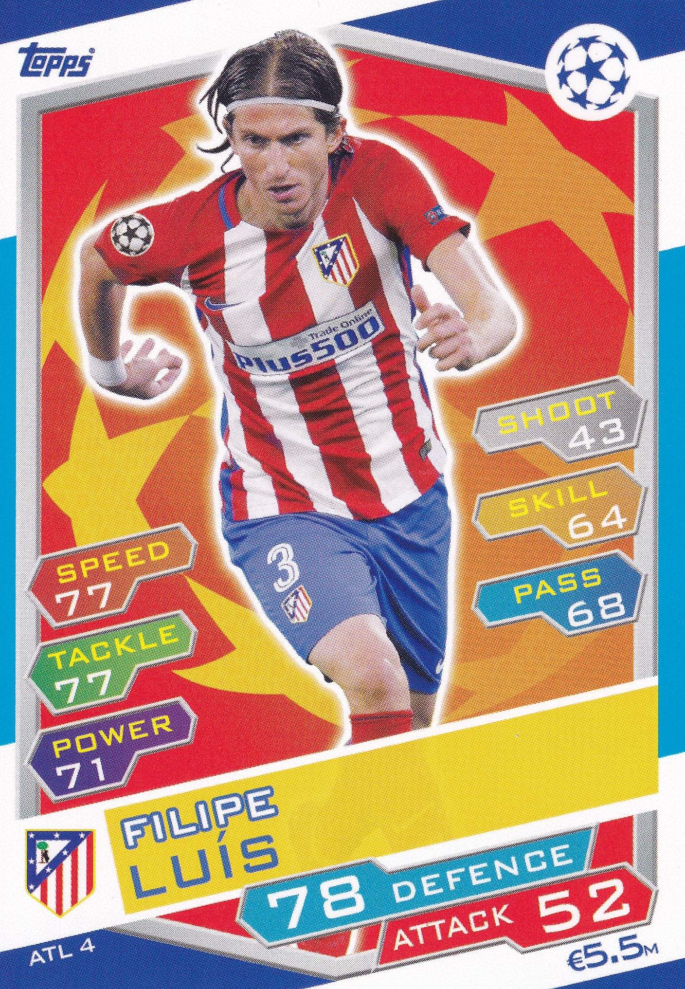 ATL-04. FILIPE LUIS - ATLETICO DE MADRID