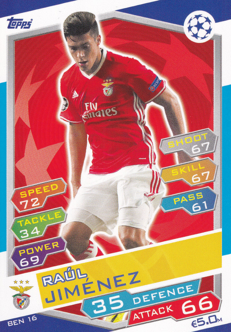 BEN-16. RAUL JIMENEZ - SL BENFICA