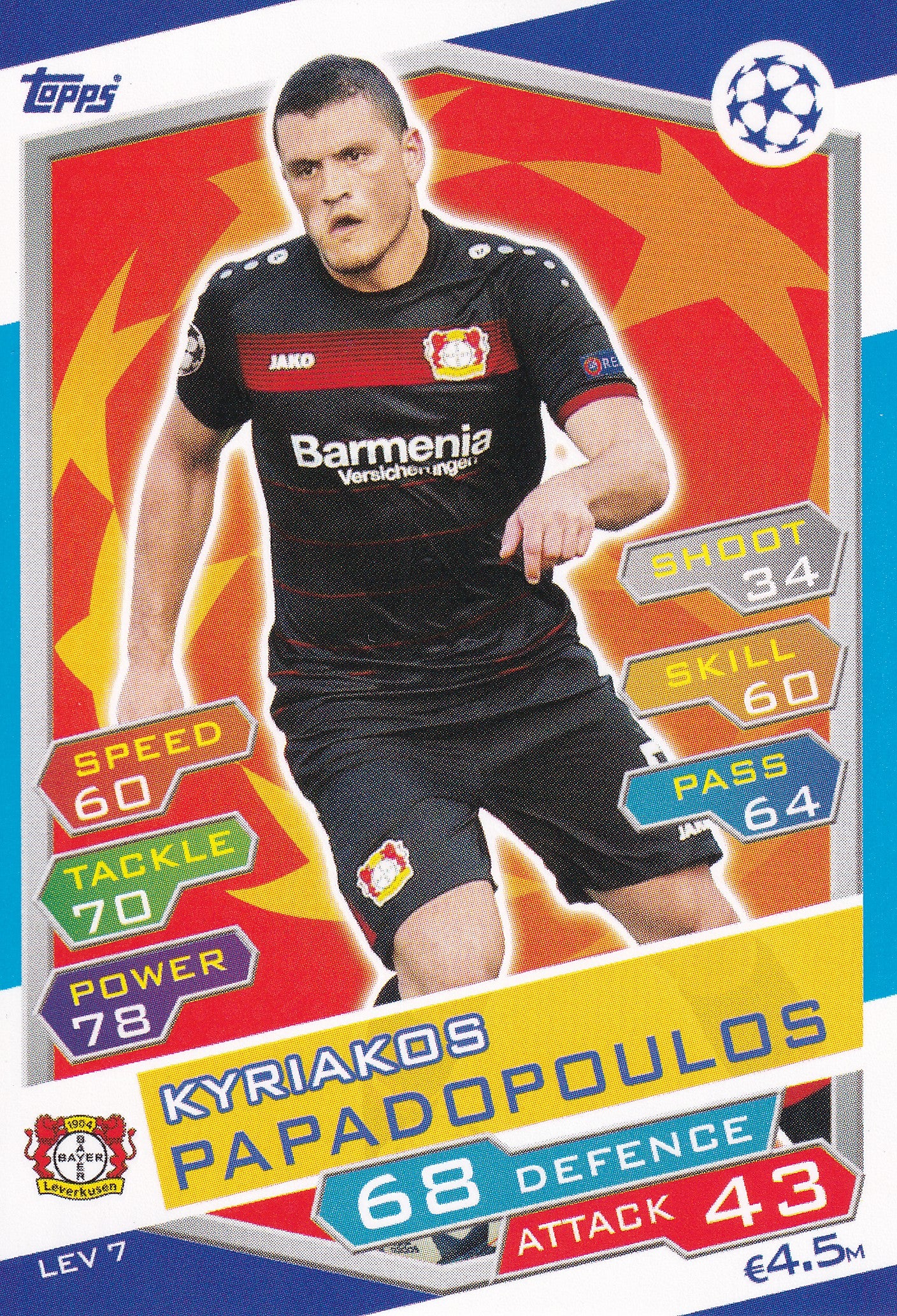 LEV-07. KYRIAKOS PAPADOPOULOS - BAYER 04 LEVERKUSEN