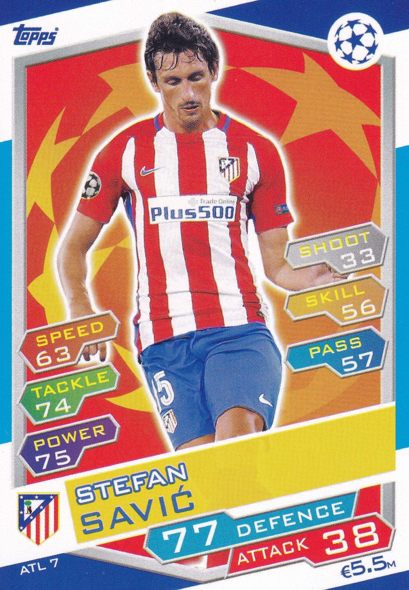 ATL-07. STEFAN SAVIC - ATLETICO DE MADRID