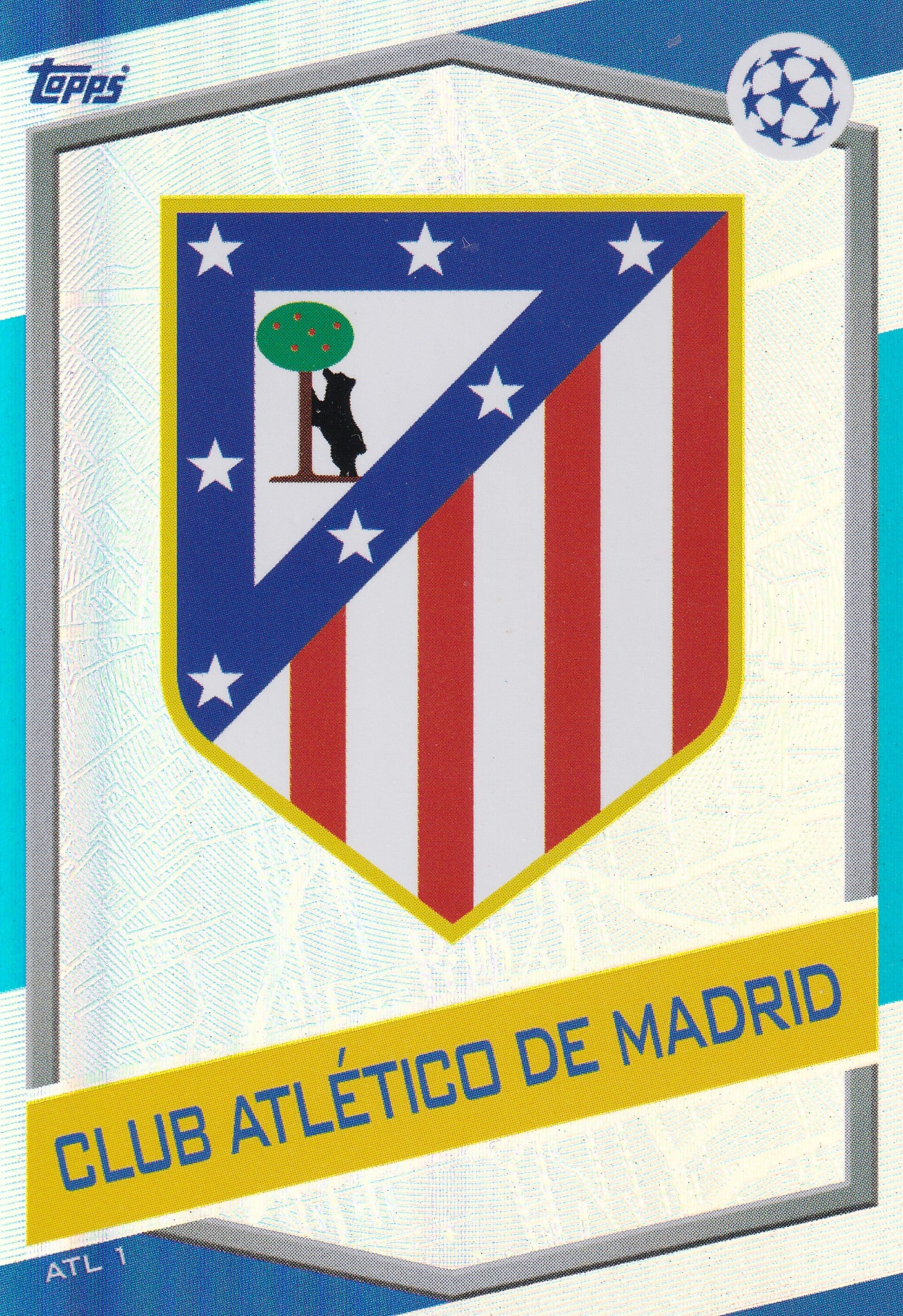ATL-01. CLUB ATLETICO DE MADRID - CLUB BADGE