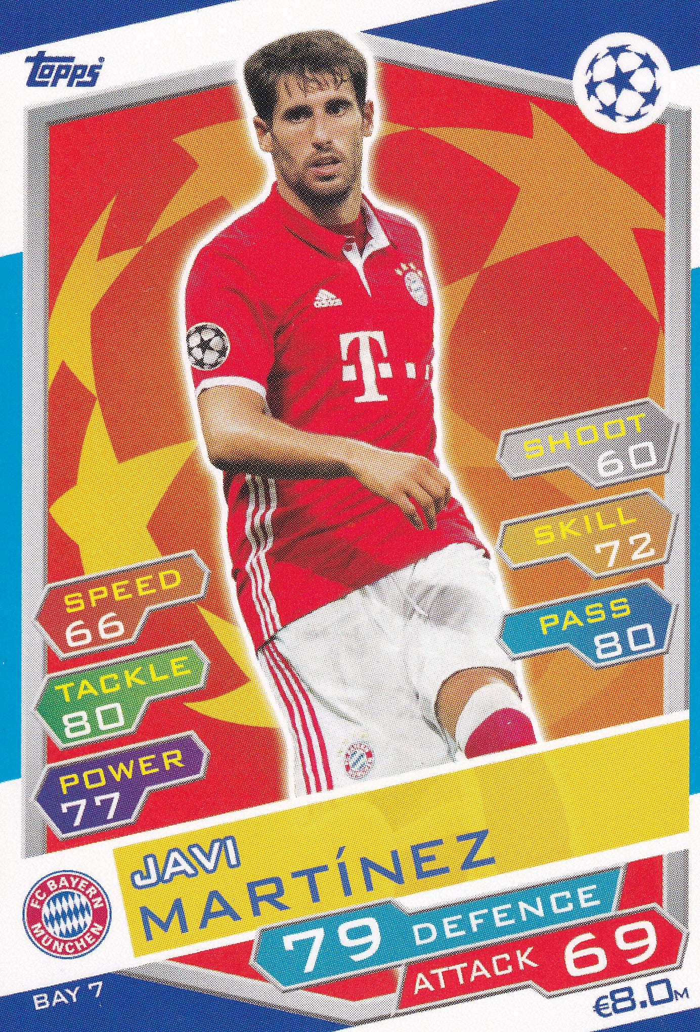 BAY-07. JAVI MARTINEZ - FC BAYERN MUNCHEN