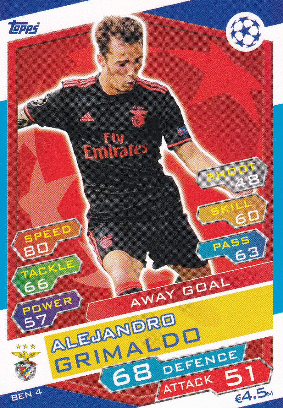 BEN-04. ALEJANDRO GRIMALDO - SL BENFICA - AWAY GOAL