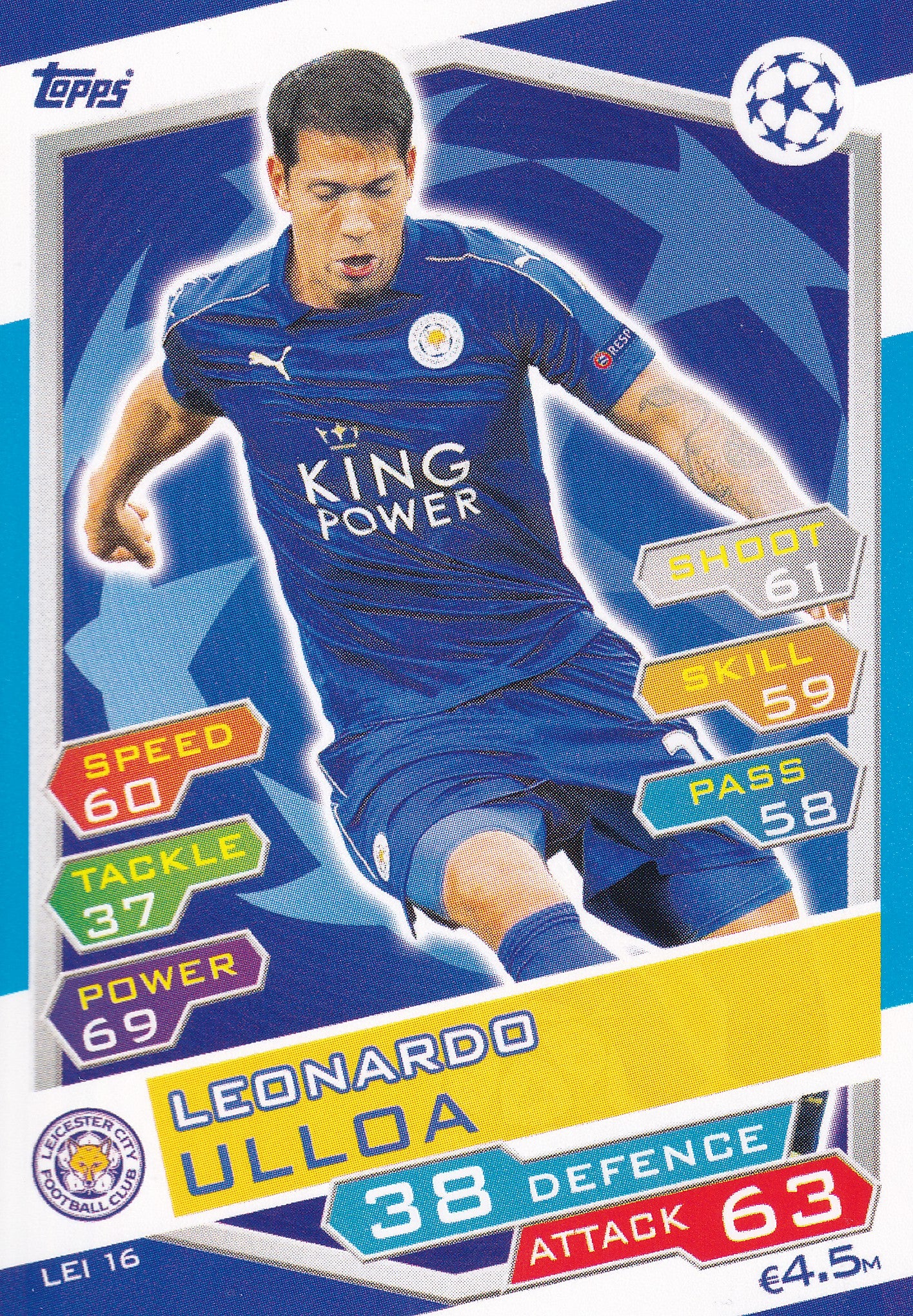 LEI-16. LEONARDO ULLOA - LEICESTER CITY