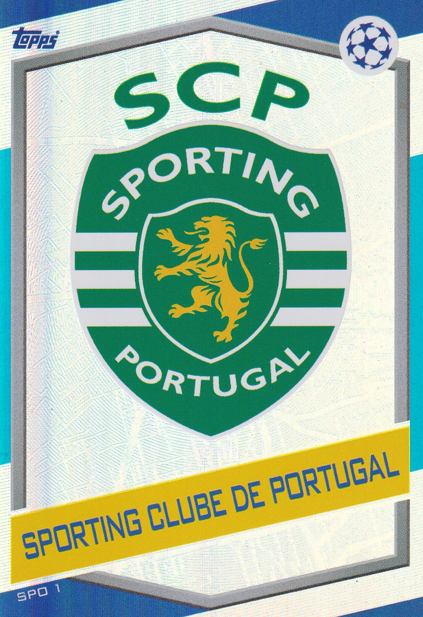 SPO-01. SPORTING CLUBE DE PORTUGAL - CLUB BADGE