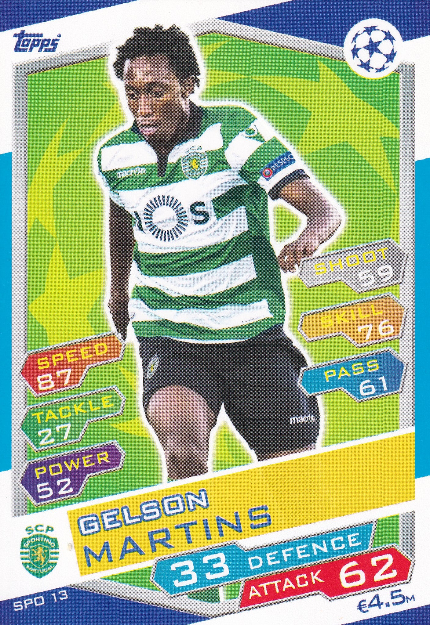 SPO-13. GELSON MARTINS - SPORTING CLUBE DE PORTUGAL