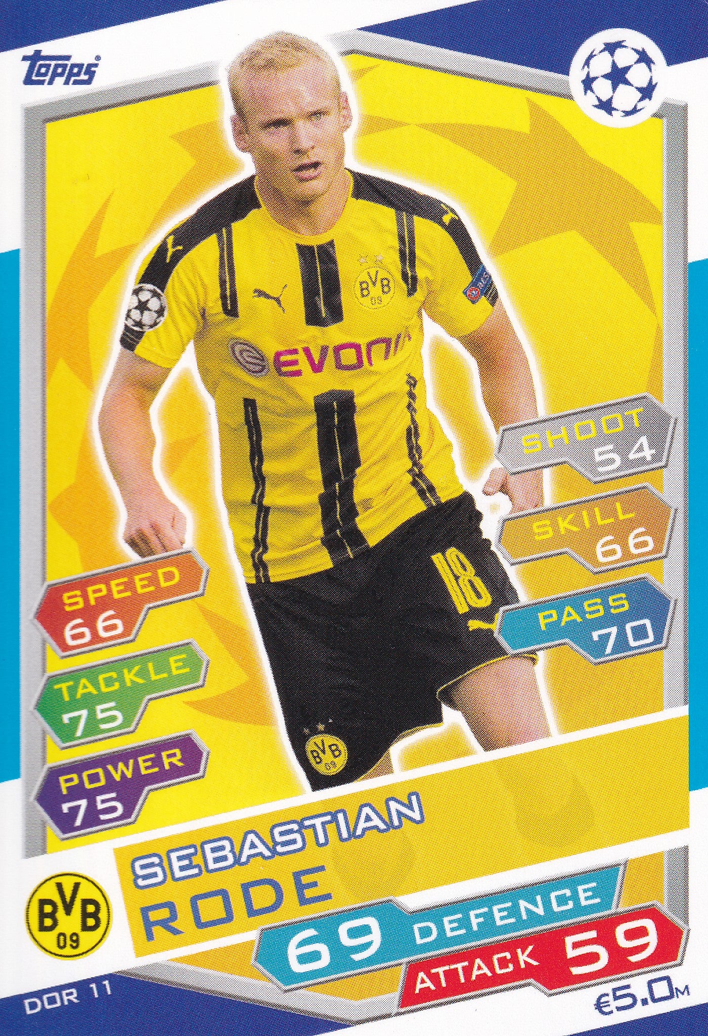 DOR-11. SEBASTIAN RODE - BORUSSIA DORTMUND