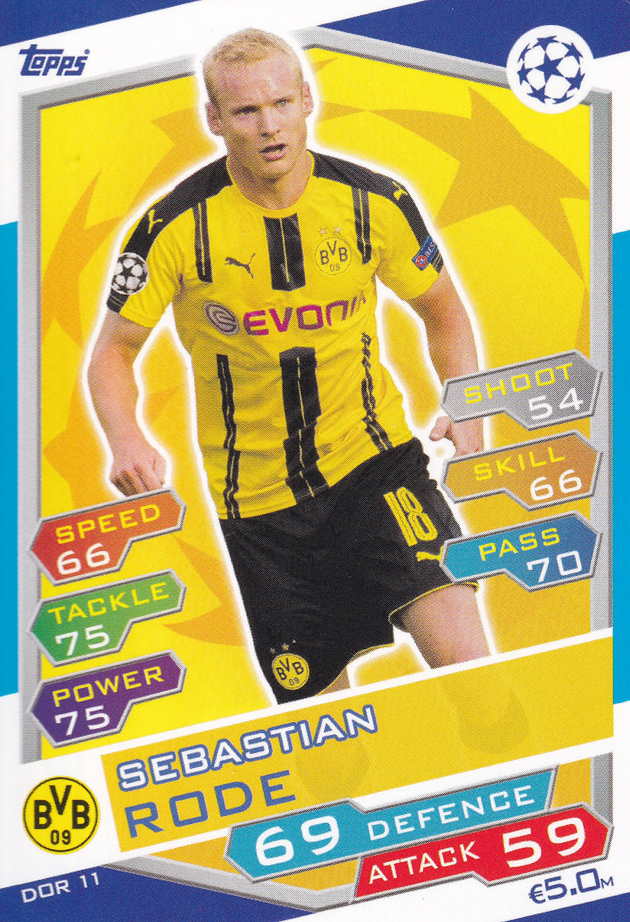 DOR-11. SEBASTIAN RODE - BORUSSIA DORTMUND