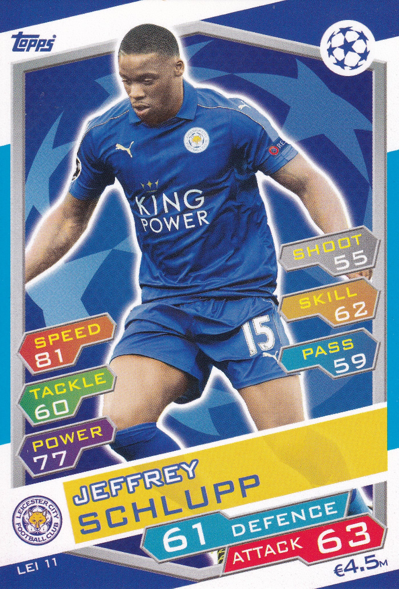 LEI-11. JEFFREY SCHLUPP - LEICESTER CITY