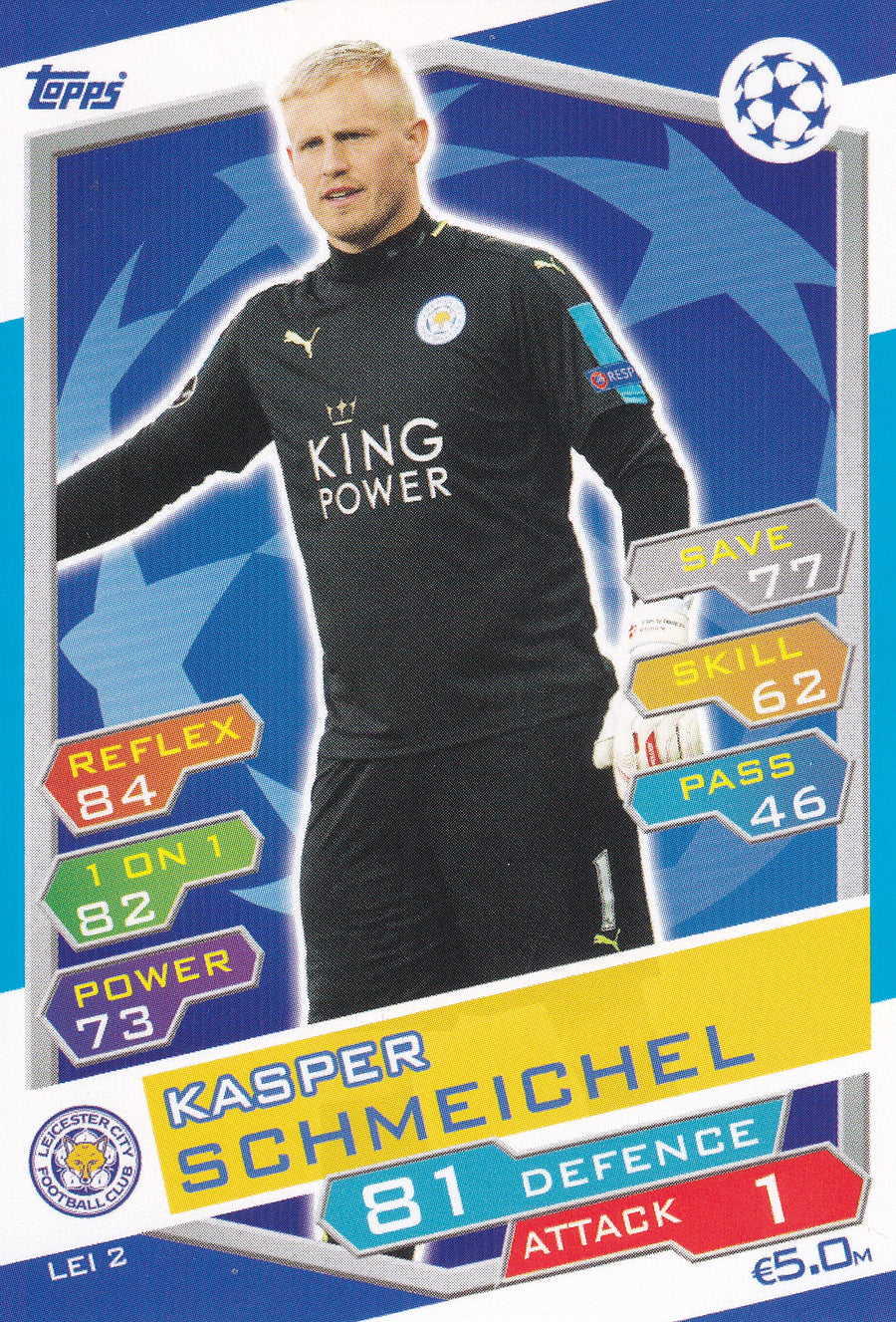 LEI-02. KASPER SCHMEICHEL - LEICESTER CITY